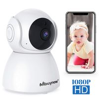 IP Camera Wireless Indoor 1080P, Mbuynow Surveillance Camera Wireless with Motion Alert, Night Vision, 2-Way Audio for Baby Monitor, Home Security with iOS, Android App - Cloud-Storage Available
