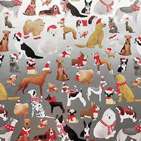 Jillson & Roberts Gift Wrap, Santa's Helper (8 Rolls 5ft x 30in)