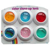 Arcen Mini Close Up Color Colorful Lens Filter Set for Fujifilm Instax Mini 8/ 8+/ 9 Instant Film Camera, 6 Piece