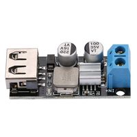 Hyuduo DC-DC Buck Module Voltage Step Down Power Supply Converter12V 24V 6V-32V to 5V QC3.0 USB DC Voltage Regulator Transformer Board