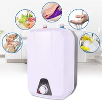 Portable Electric Instant Hot Water Heater 55-75 Bathroom Kitchen Washing 8L