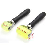 Rubber Roller Sound Deadener Mat Application Rolling Wheel Roller for Automotive Heat Insulation Tools Heat Shield Thermal Mat Sound Deadening Material Noise Insulation for Car hood door roof trunk