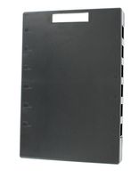 Leviton 41089-12E QuickPort Surface Mount Housing, 12-Port, Black