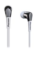 Pioneer Quality Audio Performance in Ear Lightweight Metal in Ear Headphones, White SE-CL722T(W)