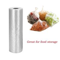 12 x 16 Plastic Produce On Roll Clear Kitchen Grocery Food Fruit Storage 350/Bag, 1 roll AM09