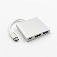 Junmin Type C USB 3.1 to USB-C 4K HDMI USB3.0 Adapter 3 in 1 Hub For Apple Macbook 2016 MacBook Pro