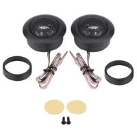 Senyar Audio Speaker Pair of 12V 150W Car Mini Super Power Loud Dome Audio Speaker Tweeter Loudspeaker Horn