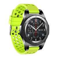 22mm Watch Band Compatible Samsung Gear S3 Frontier Bands/S3 Classic Band/Galaxy Watch 46mm/Moto 360 2nd Gen 46mm/ Silicone Material