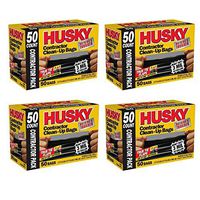Husky 42-Gallon Contractor Clean-Up Bags, 50-Count (4-Box)