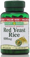 Nature's Bounty Red Yeast Rice 600 mg Capsules 120 ea (Pack of 6)