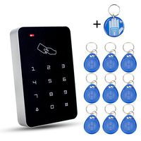 OBO HANDS RFID Standalone Keypad Access Control Card Reader with Digital Keypad+10 EM4100 tags for Home/Apartment/Factory Secure System (T22)