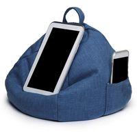 Urnanal Tablet Stand Pillow Holder, Portable Tablet Cushion, Multi-Angle Soft Pillow Lap Stand with Side Pocket, for Tablets Phones Books Magazines