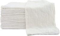 Utopia Towels 100 Pack Commercial Shop Towels - Cleaning Rags, White