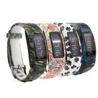 Tkasing Colorful Silicone Replacement Bands with Metal Clasps for Garmin Vivofit 2 (No Tracker, Replacement Bands Only) (5 Colors E)