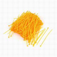 Ucland 1000pcs 3mm x 100mm Nylon Self-Locking Electric Cable Zip Ties Yellow