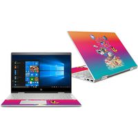 MightySkins Skin Compatible with HP Envy x360 Convertible 15" (2018) - Coral Garden | Protective, Durable, and Unique Vinyl Decal wrap Cover | Easy to Apply, Remove | Made in The USA