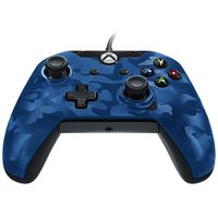 PDP Stealth Series Wired Controller for Xbox One, Xbox One X and Xbox One S, Revenant Blue