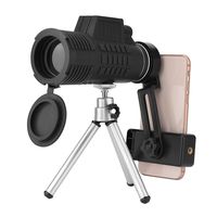 Monocular Telescope, Super Clear 50x60 High Power HD Compact Monocular with Dual Focus Zoom for Adults Kids, Waterproof Low Night Vision Scope Waterproof Fogproof for BirdWatching, Traveling, Hunting