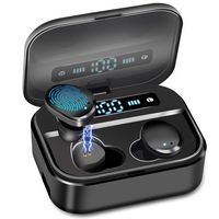 Super Audio Wireless Earbud, IPX8 Waterproof Wireless Earbud，Premium Sound with Deep Bass for Sport，Bluetooth 5.0 Microphone, Auto Pairing, LED Digital Shows 3500mAh Charging Case Total 135 Hours