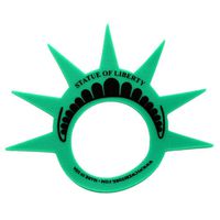 Fun Statue of Liberty Costume Hat Crown Visor (Made in USA) for Costumes and New York City Theme Parties