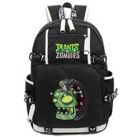 Siawasey Cute Plants Zombie Hot Game Bookbag Backpack Shoulder Bag School Bag