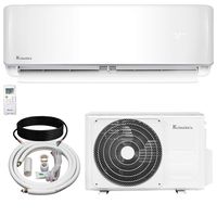 Klimaire 12,000 BTU KSIV 19 SEER Ductless Mini-Split Inverter Air Conditioner Heat Pump System with 15-ft Installation Kit 115V