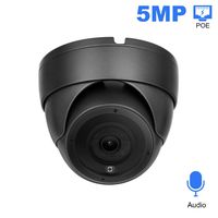 IP POE Dome 5MP Camera(Hikvision Compatible),Audio Super HD Security Camera with Microphone & ONVIF Supports,Indoor Outdoor Wide Angle 2.8 mm Lens IP66 Weatherproof 20m Night Vision#IPC-3150G