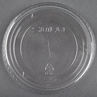 Dart Solo 662TS 12 oz. Clear Plastic Lid with Straw Slot 1000 / Case