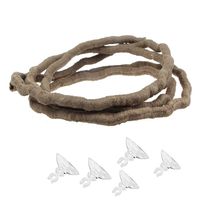 emours Small Animal Bend-A-Branch Jungle Vine Pet Habitat Decor with Sunction Cups