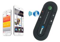 FlatFin Bluetooth Speakerphone, Wireless Hands-Free Car Kit Bluetooth Sun Visor, Portable Bluetooth Multipoint Speakerphone