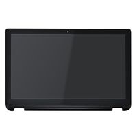 LCDOLED Replacement 15.6 inches FullHD 1080p IPS LCD Display Touch Screen Digitizer Assembly with Bezel for Toshiba Satellite P55W-B5112 P55W-B5260SM P55W-B5162SM P55W-B5224 P55W-B5318 P55W-B Series