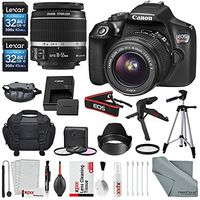 Canon EOS Rebel T6 DSLR Camera with EF-S 18-55mm f/3.5-5.6 is II Lens, Along with 64GB SDHC, and Deluxe Accessory Bundle