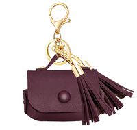 Kolumb Airpods Pro Case Storage Bag with Tassel Keychain, Scratchproof&Shockproof Protective Cover Compatible for Airpod Pro/Airpods 3