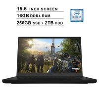 Razer 2019 Blade 15.6 Inch FHD Gaming Laptop (Intel 6-Core i7-8750H up to 4.1 GHz, 16GB RAM, 256GB SSD + 2TB HDD, NVIDIA GeForce GTX 1060, WiFi, Bluetooth, HDMI, Windows 10 Home)