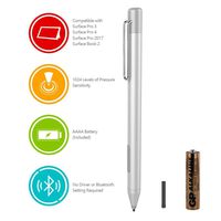Digital Pen Active Stylus for HP Spectre x360 13-AC023DX, X2 12-C012DX, 13-AC013DX, 13-AC033DX, 15-BL012DX, 15-BL112DX, HP Envy 360 15M-BP012DX, HP Pavilion X360 11M-AD013, 14M-BA013DX (Silver)