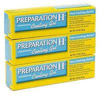 Preparation H Hemmorhoidal Cooling Gel.9 Ounce Boxes (Pack of 3)