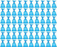 Set of 60 Black Duck Brand Zip Close Resealable Disposable Plastic Pill Baggies! 2 Sizes -5.25"x3"- 3.5"x2"- with Color Coded Writing Block Area for Easy Labeling! Storage Bags for Any use!