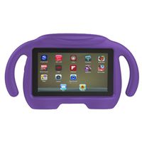 Gallity Kids Toy Shockproof EVA Handle Stand Case Cover For Amazon Kindle Fire HD 7 2015 (Purple)
