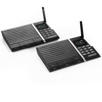 Samcom FTAN10A 10-Channel Wireless Intercom System for Home and Office 2 Stations (Pack of 2)
