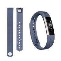 Keasy Replacement Bands Compatible for Fitbit Alta and Fitbit Alta HR, Sport Bands for Men Women (Slate,Large(6.7"-8.1"))