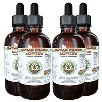 Maitake Alcohol-Free Liquid Extract, Organic Maitake (Grifola Frondosa) Dried Mushroom Glycerite Natural Herbal Supplement, Hawaii Pharm, USA 4x4 oz
