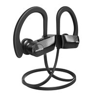Mpow Bluetooth Headphones Sport, IPX7 Waterproof Bluetooth 5.0 Wireless Headphones Sport Earbuds W/10-12H Playtime & Rich Bass Stereo, Running Headphones Bluetooth Earphones W/Built-in Mic, Black