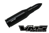 VMS Racing 223 Cal Caliber BLACK BULLET 3 inch Heavy Gauge CNC Machined Billet Aluminum Short ANTENNA Compatible with Chrysler Crossfire