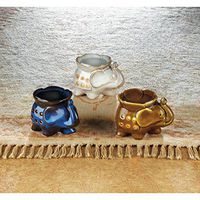 Candles ELEPHANT OIL WARMER TRIO Elephants Tea Light Candle Light New Gift Scent Aroma Tealight