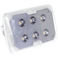 TACO White Marine LED Spreader Light W/SS Adjustable Tilt Mount & Clamp Car Accessories