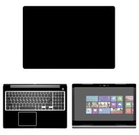 decalrus - Protective Decal Black Skin Sticker for Dell Inspiron 15 i5570 / 5570 (15.6" Screen) case Cover wrap DEinspironi5570-90