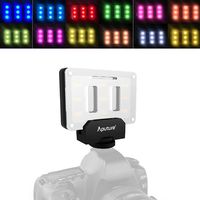 Aputure Amaran AL-M9 Mini Pocket LED Video Light On-Camera + 12 pcs EXTRA Color Gel Filter, YiliWit Portable Photography Light