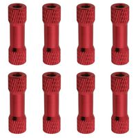 Hobbypark 8PCS Aluminum M3x20mm Standoffs Spacer Round Column for RC Quadcopter Replacement Parts (Red)