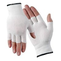All-Day Reusable Protective Half-Finger Nylon Glove Liner - 1 Pair (Women's)