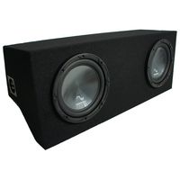 Compatible with 2005-2015 Ford Mustang Coupe Harmony R124 Dual 12" Custom Sub Box Enclosure New
